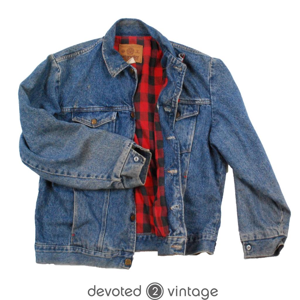 blanket lined jean jacket