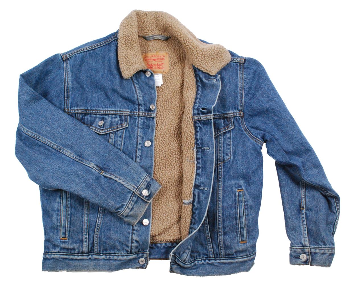 levis jean jacket with fur