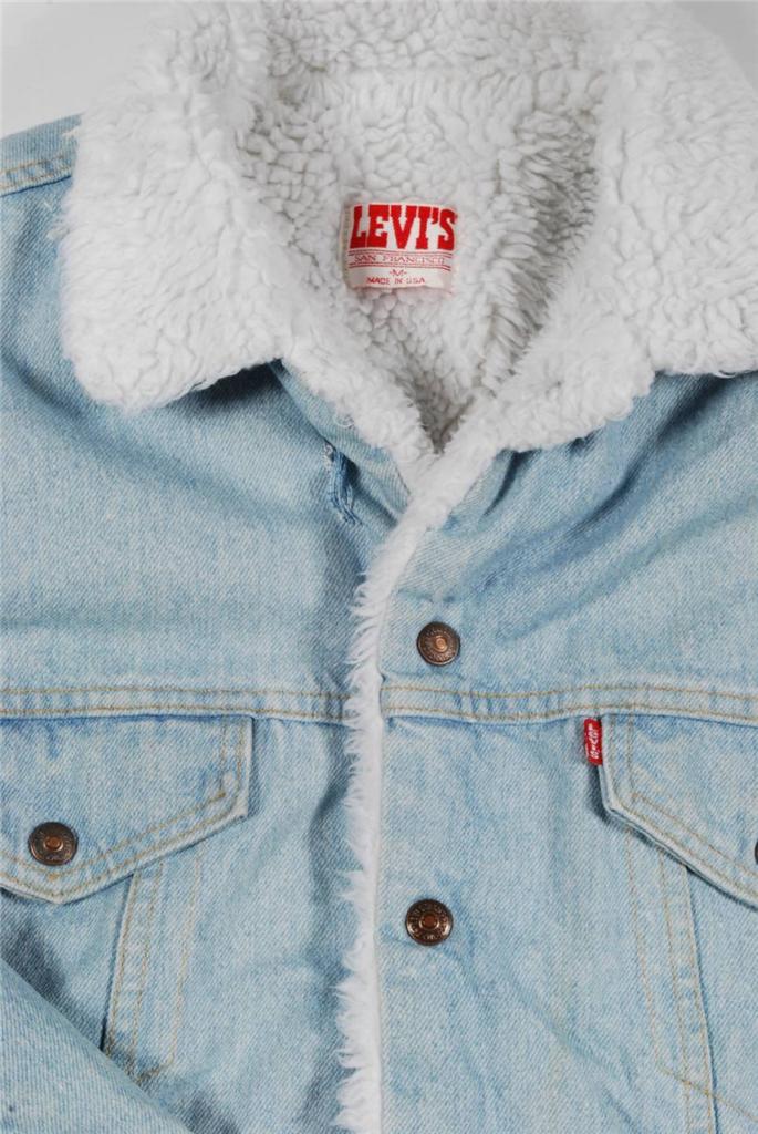 Levis sherpa jacket divided blue