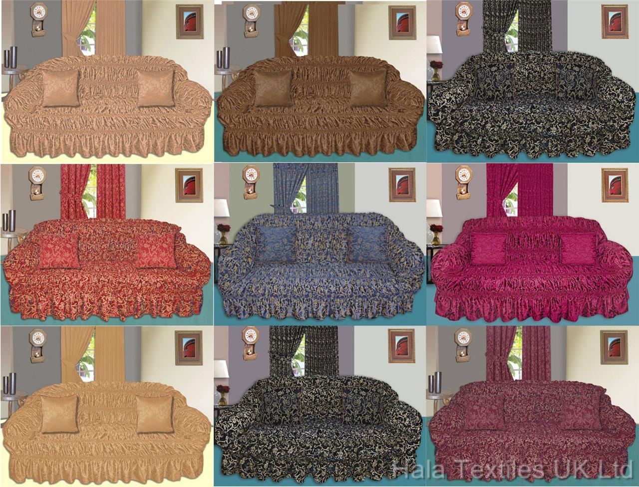 Brown Sofa Covers Uk Custom Los Angeles Jacquard Sofa Cover Settee Covers 2 3 Seater Sofas Suites