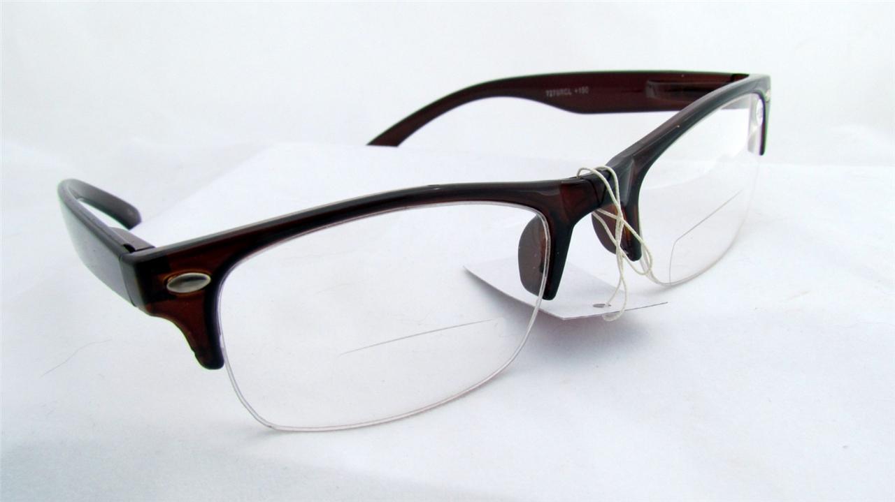 Bifocal Clear Reading Glasses Semirimless Soho Vp 150 200 225 250 275 325 Sale Ebay