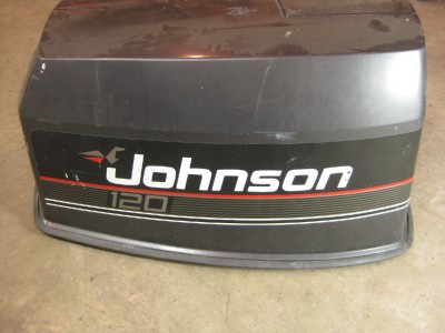 Evinrude Johnson Outboard Omc 120 Hp V4 Motor Cover Hood