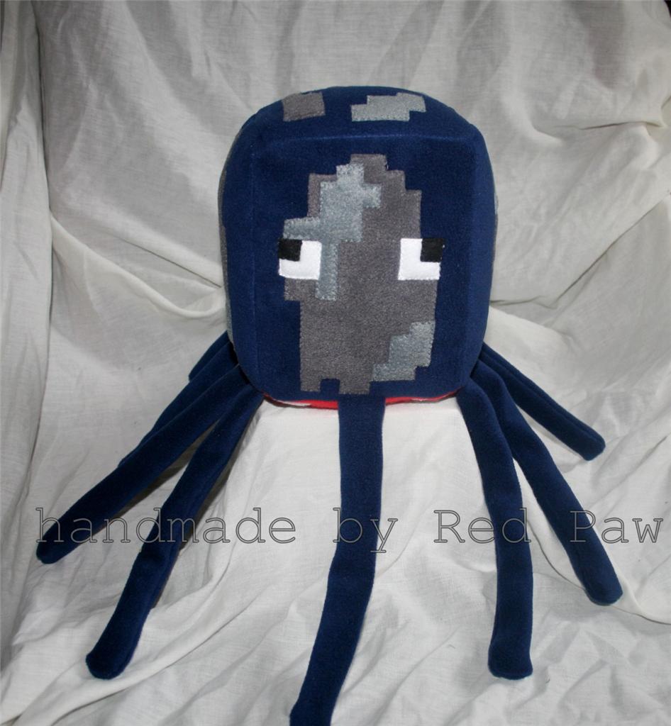 minecraft octopus plush
