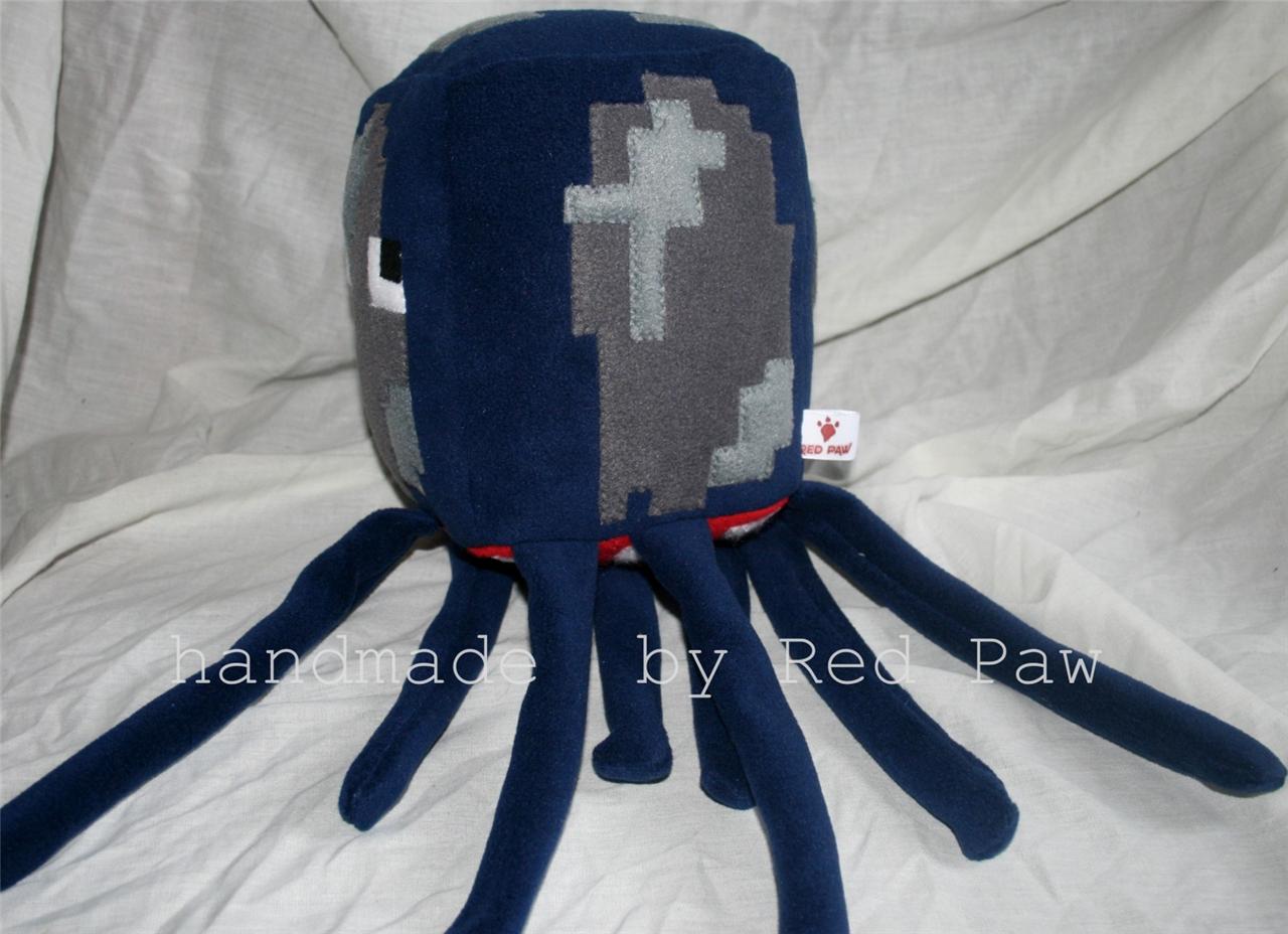 minecraft octopus plush