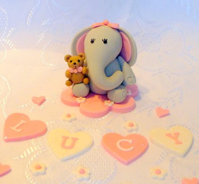 HANDMADE EDIBLE BIRTHDAY CHRISTENING BAMBI BABY DEER CAKE TOPPER | eBay