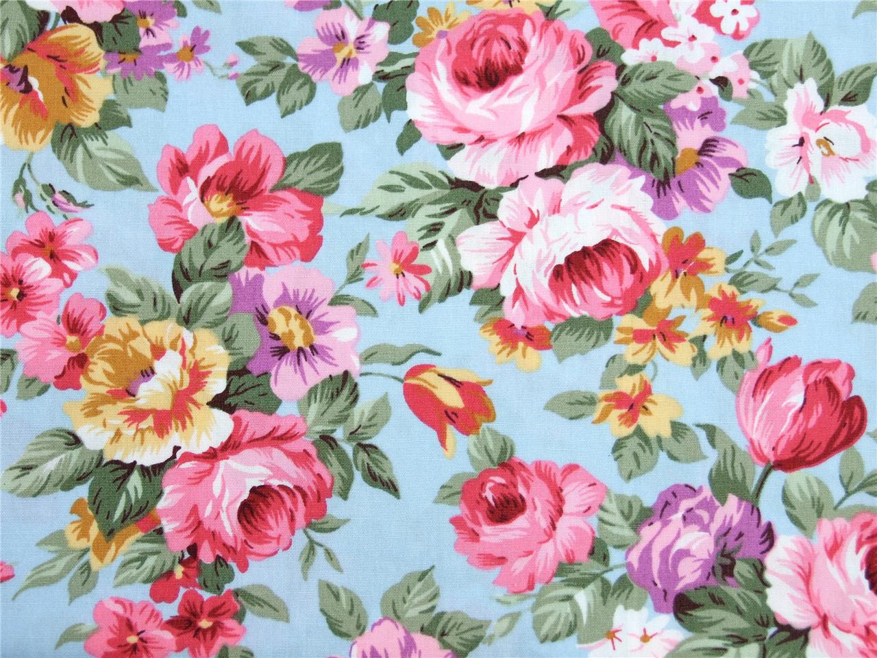 Floral Fabric Vintage 23