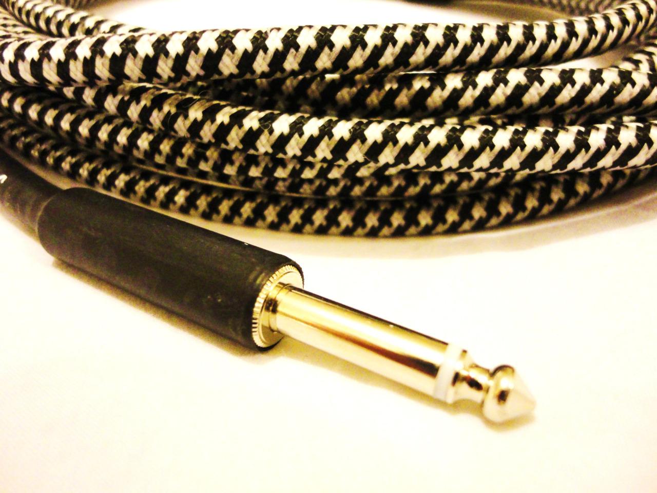 Fender Electric Guitar Cable Cord Lead 6Mtr Woven Braided 4 Colours New