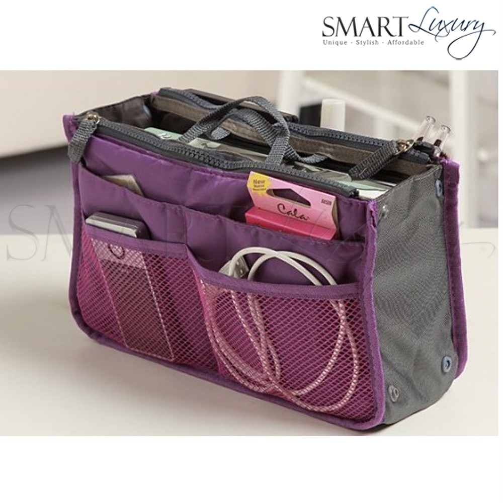 Luxury Internal Handbag Organizer -Medium- Changeable Compact Insert Ladies Bag | eBay