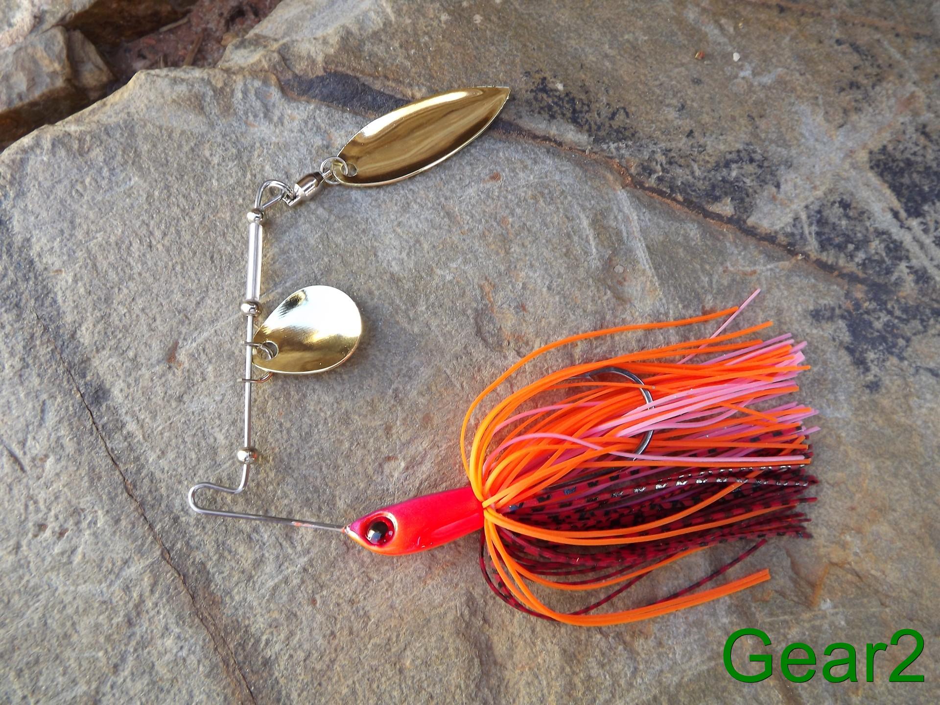 3x Spinner Baits Lures Kayaking Rock Estuary Lake Fishing Spinnerbait