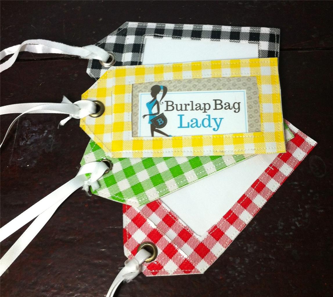 Luggage Tag Pattern, Tutorial Beginner Easy Quick Sewing Simple