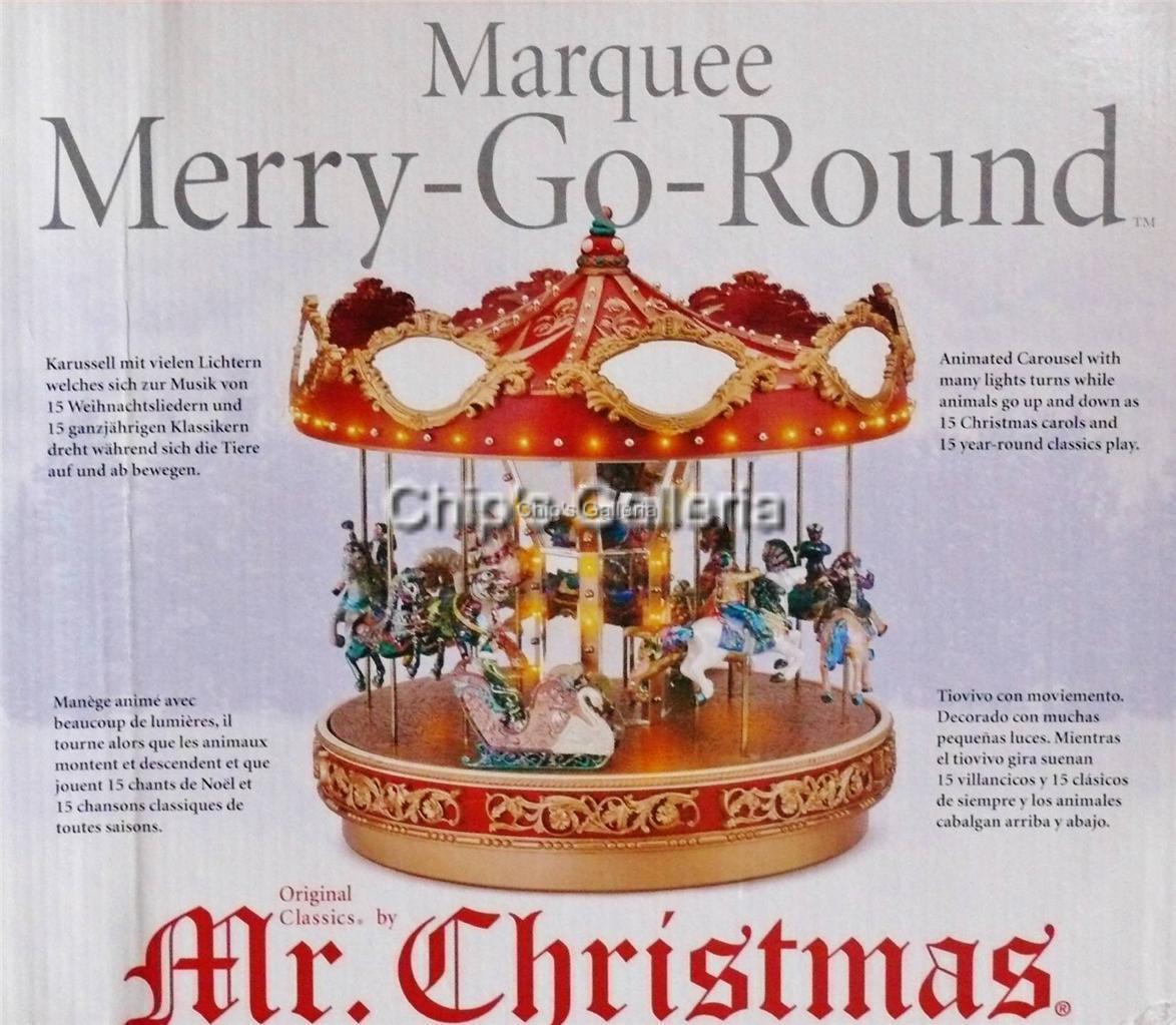 Mr. Christmas Marquee MerryGoRound 2003 RARE New in Box! eBay