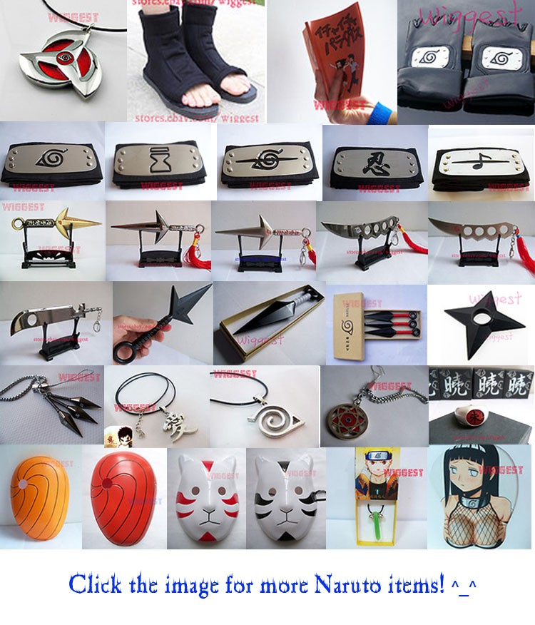 Naruto Ninja Cosplay Weapon Bag Kakashi Sakura Sasuke Hinata Leg Kunai