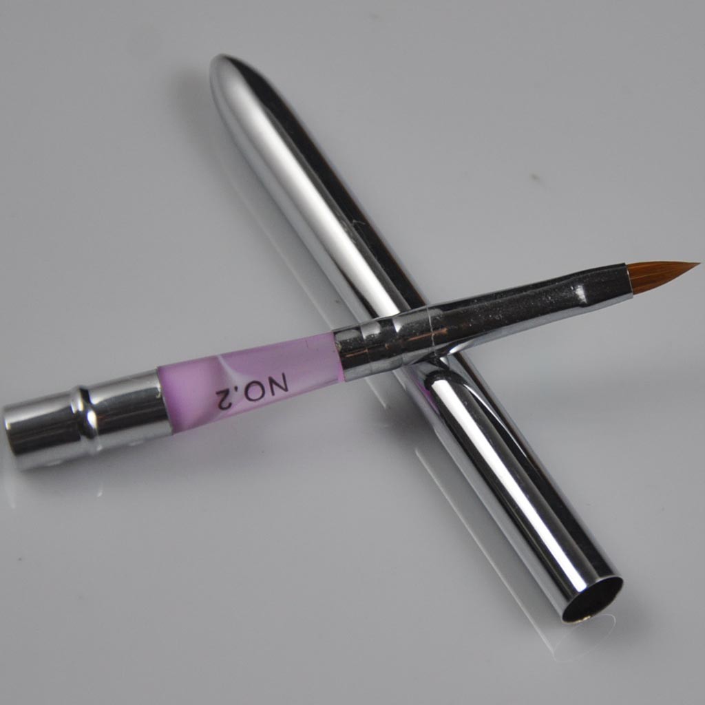 NEW Detachable Kolinsky Sable Acrylic Nail Brush No.2 eBay