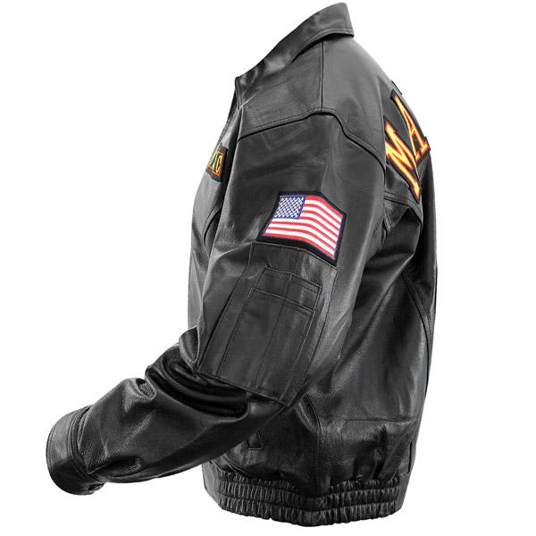 Officially Licensed Marines Bomber Leather Jacket size 4XL eBay