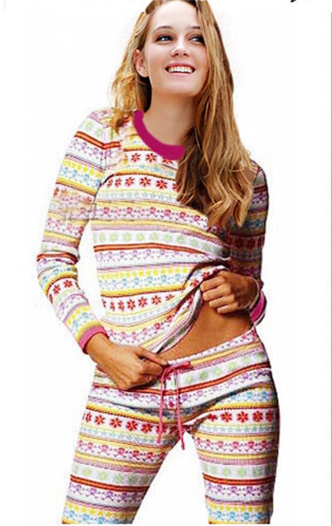 NEW! Victoria's Secret Dreamweave Thermal Long Jane pajama/Pink/S