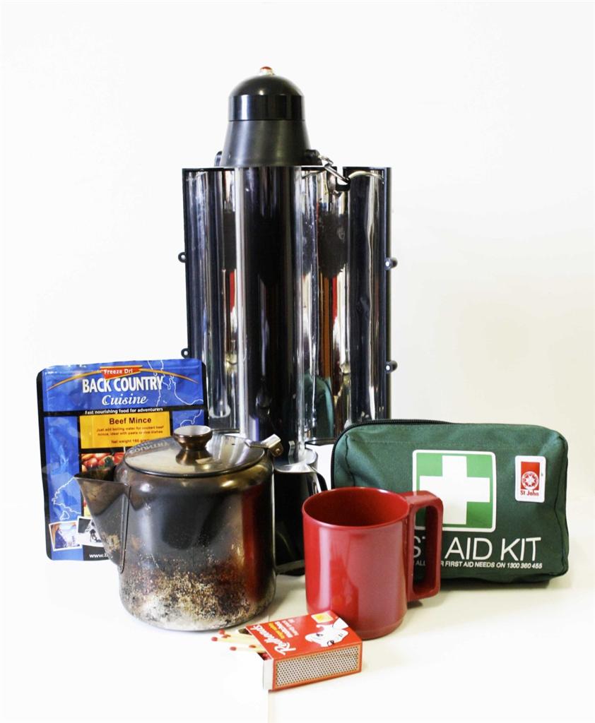 Solar Camping Kettle SunRocket Travelling Thermos Flask Lightweight