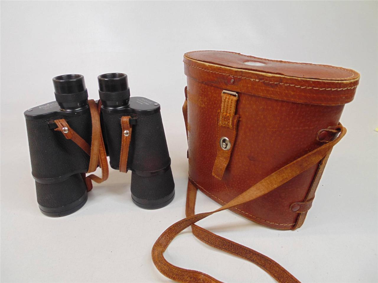 Vintage Binolux Fully Coated 7x50 IF.GT Binoculars in Case with Cloth