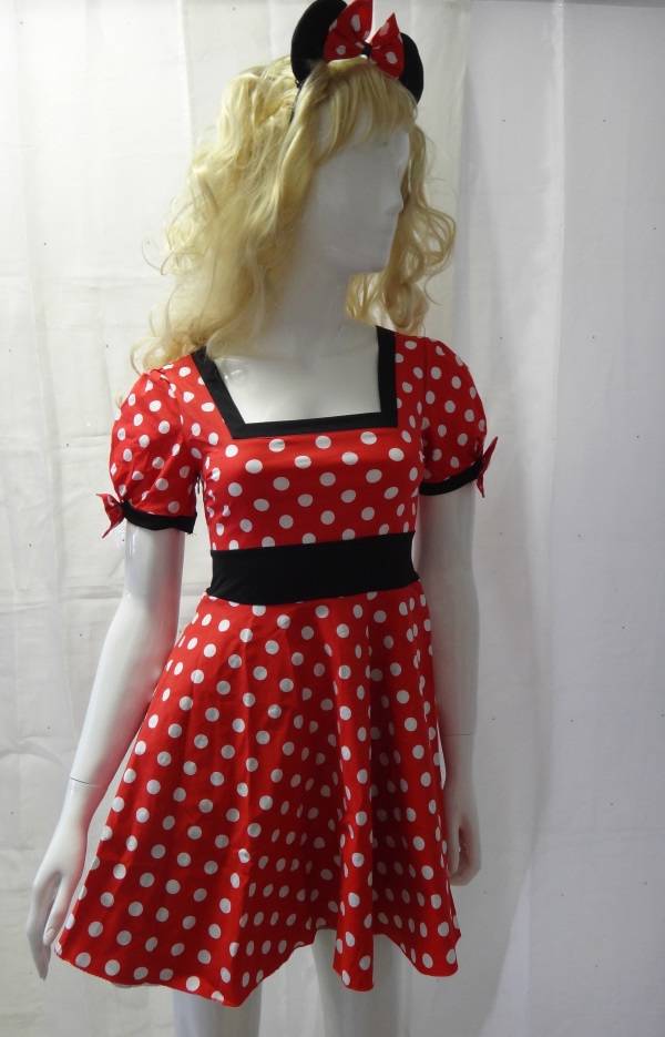 Minnie Mouse Dress Costume Birthday Party Dress up by amacim