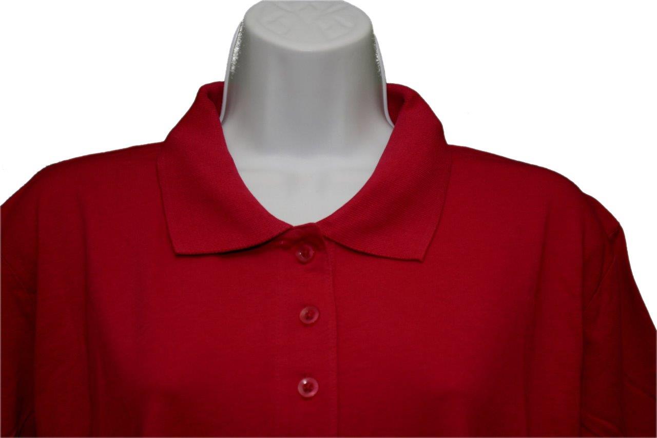 womens plus size long sleeve polo