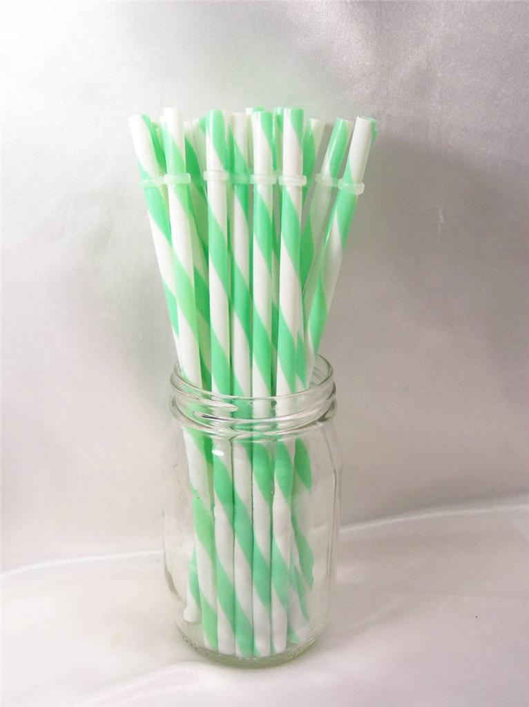 2 Options 9" SWIRLY STRAWS **AND/OR** Matching GROMMETS, 16 Colors