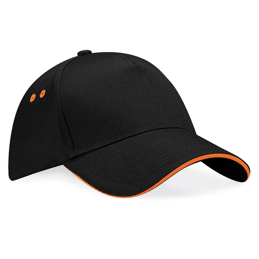 Personalised custom Printed Two tone Contrast Baseball Cap Free UK