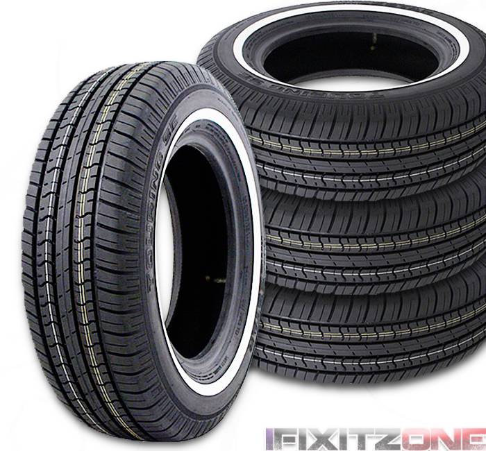 2 Milestar Tires MS775 215/70R15 97S A/S White Wall 215-70-15 2157015 ...