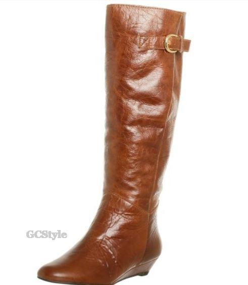 steven by steve madden intyce leather slouch buckle boot