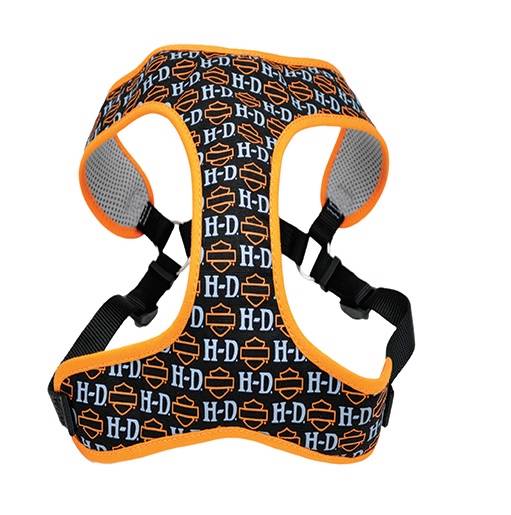 Harley Davidson Designer Wrap StepIn Adjustable Dog Puppy Harness