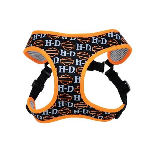 Harley Davidson Designer Wrap StepIn Adjustable Dog Puppy Harness