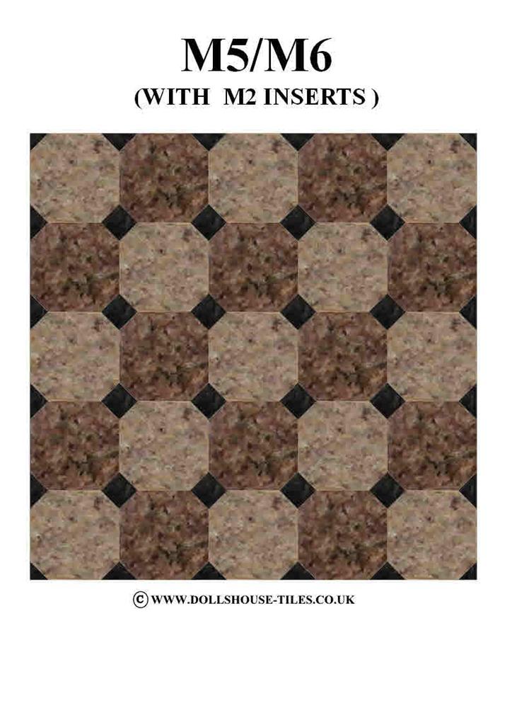 DOLLS HOUSE MINIATURES, DOLLS HOUSE.FLOORING, TILES, MARLIKE OCTAGONAL SF7 M5/M6 eBay