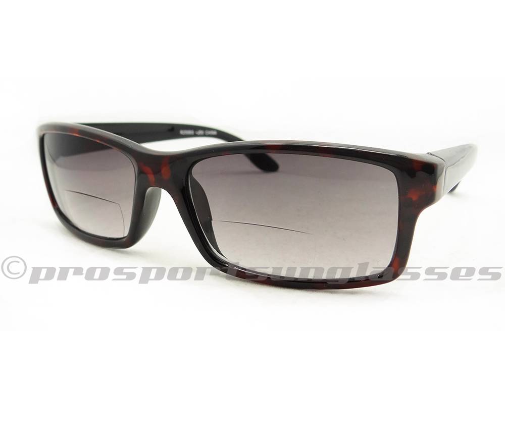 Square Bifocal Reading Glasses Tinted men 1.50 2.00 2.50 3.00 Light