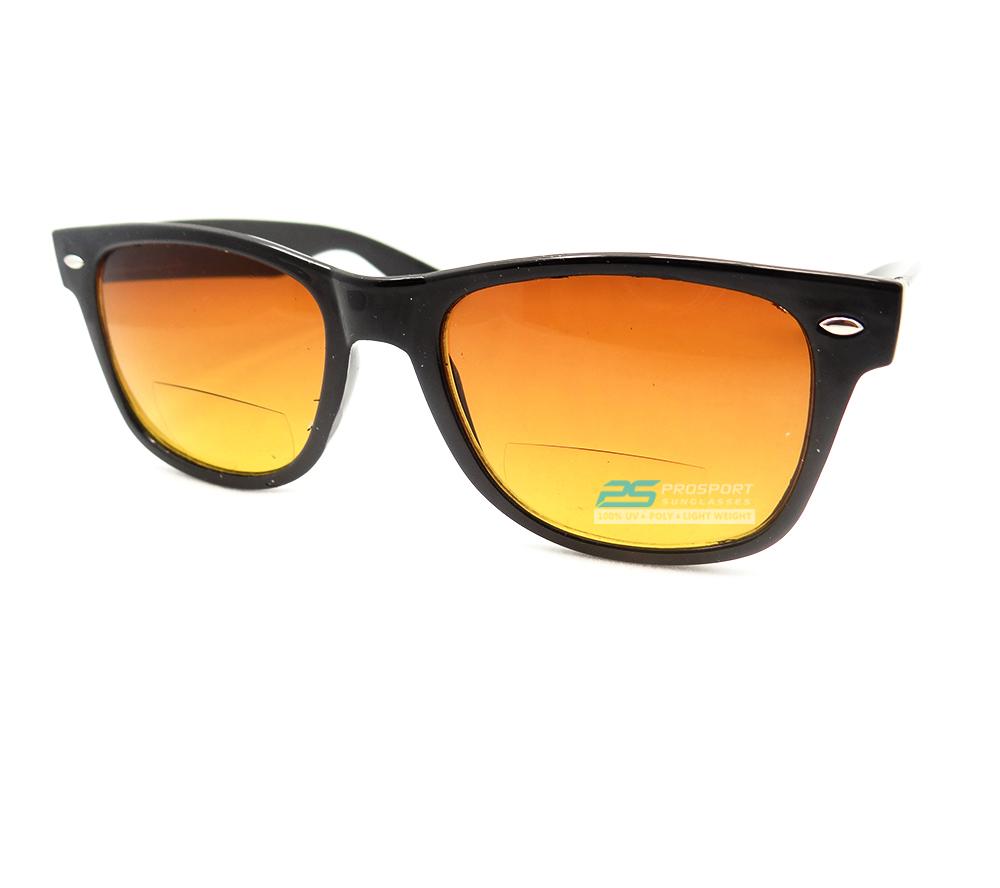 Wayfarer Bifocal Sunglasses Blue Blocker High Definition Vision Sun