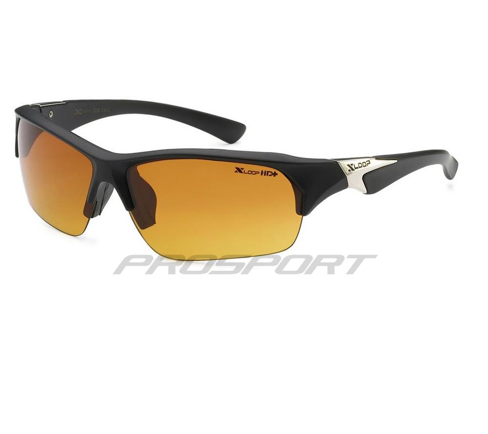 Xloop Sunglasses Golf Sport Wrap HDDriving Vision High Definition