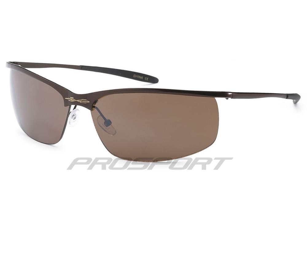 Xloop Sunglasses Metal Mens Sport Wrap Revo Mirrored Lens Rectangular X