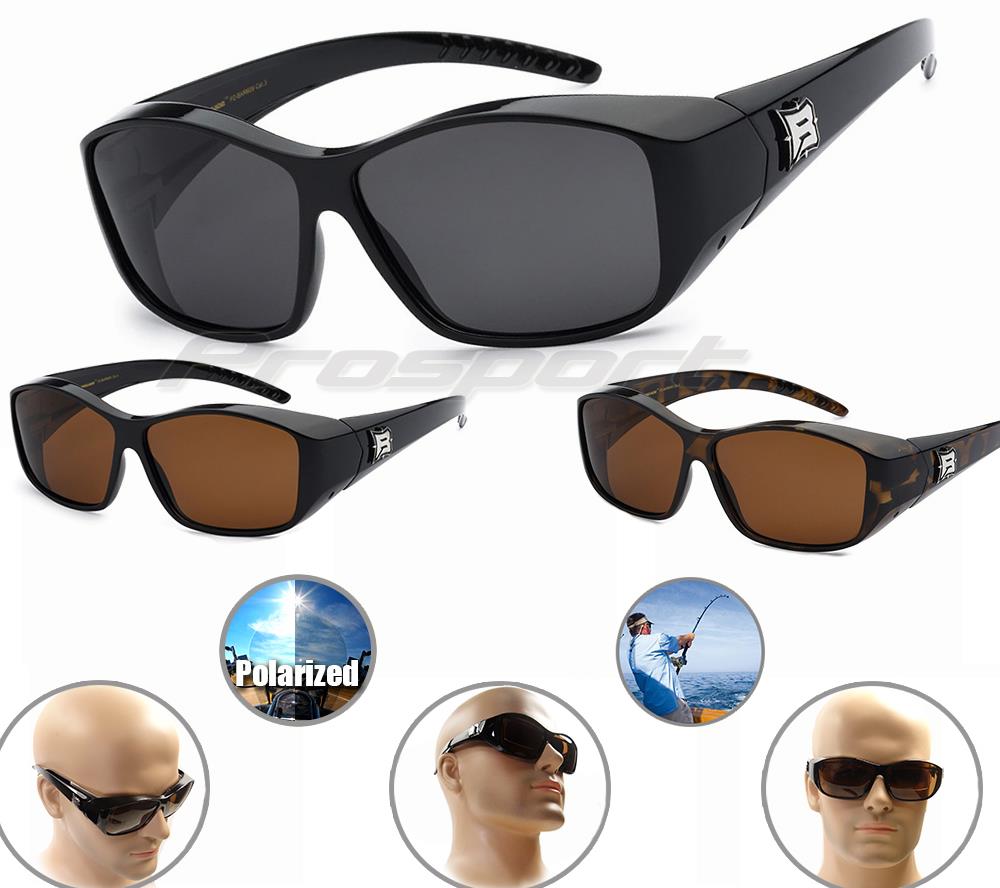 Barricade RX Fit Over Large Sunglasses POLARIZED Lens Fishing Driving Shooting eBay