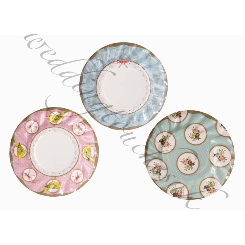 New Luxury Paper Plates Vintage Style Tea Party Plates Tea Party ... New Luxury Paper Plates Vintage Style Tea Party Plates Tea Party ...