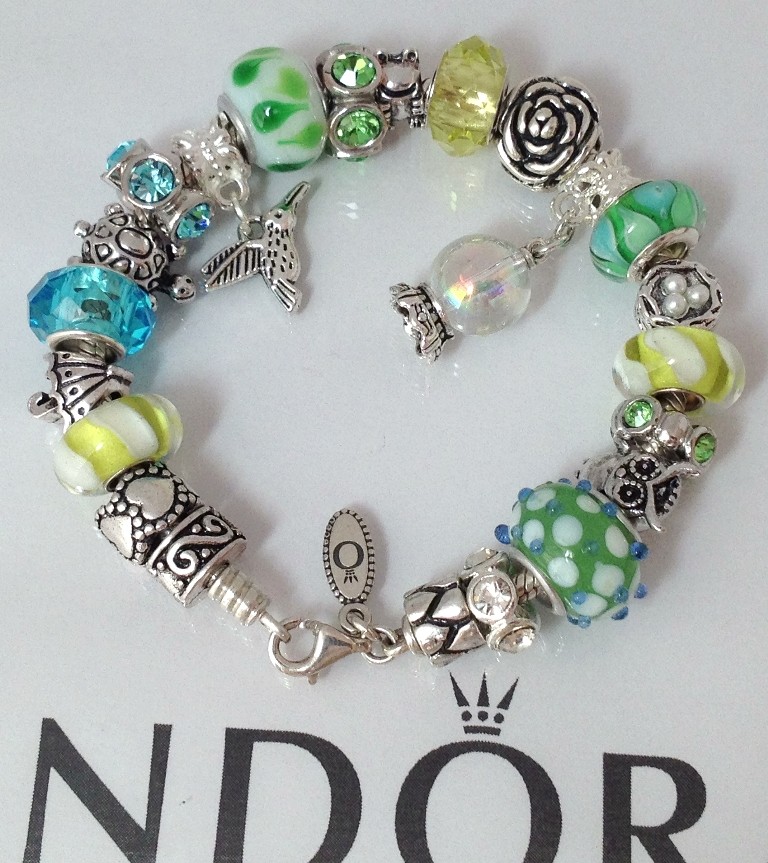 Pandora charm bracelet ebay clearance