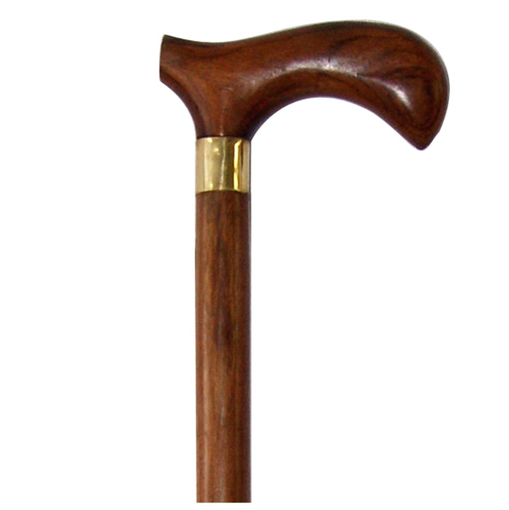 Easy Grip Walking Stick Cane Hiking Pole Wood Horse Elephant Duck Grip
