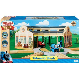 New Thomas Friends Tidmouth Sheds Roundhouse Wooden Railway Play Set ...