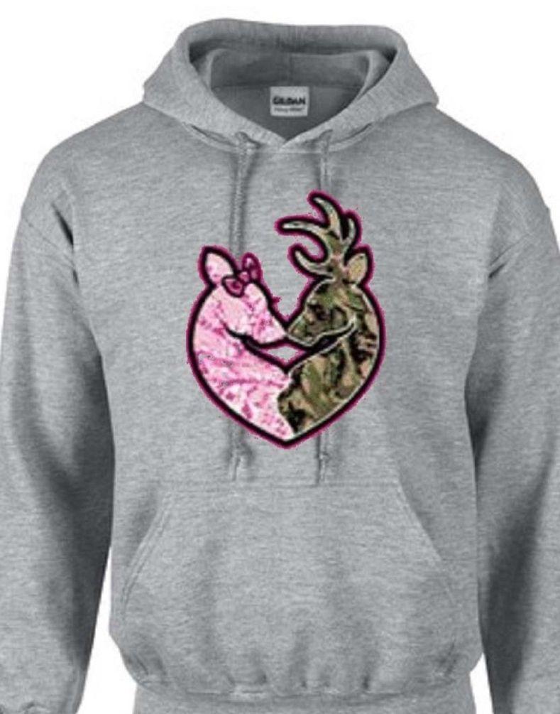 His doe her buck camo hoodies