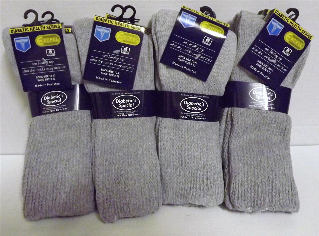 THE BEST NEW WITH TAGS MANY COLORS AVAILABLE MEN'S DIABETIC SOCKS 12