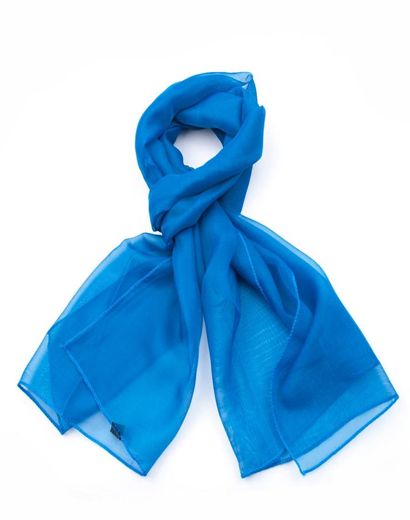 Ladies Plain Chiffon Scarf Various Colour Women Fashion Two Tone Neck