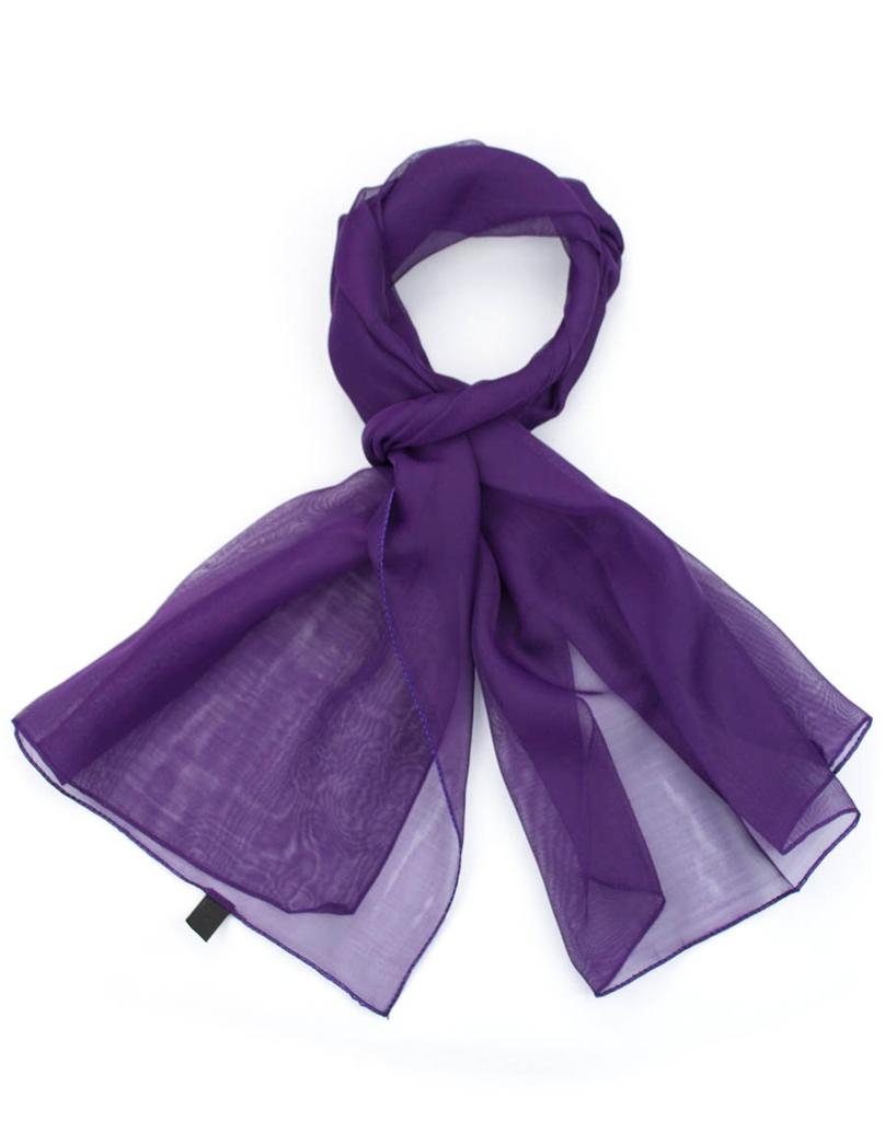 Ladies Plain Chiffon Scarf Various Colour Women Fashion Two Tone Neck Scarves eBay