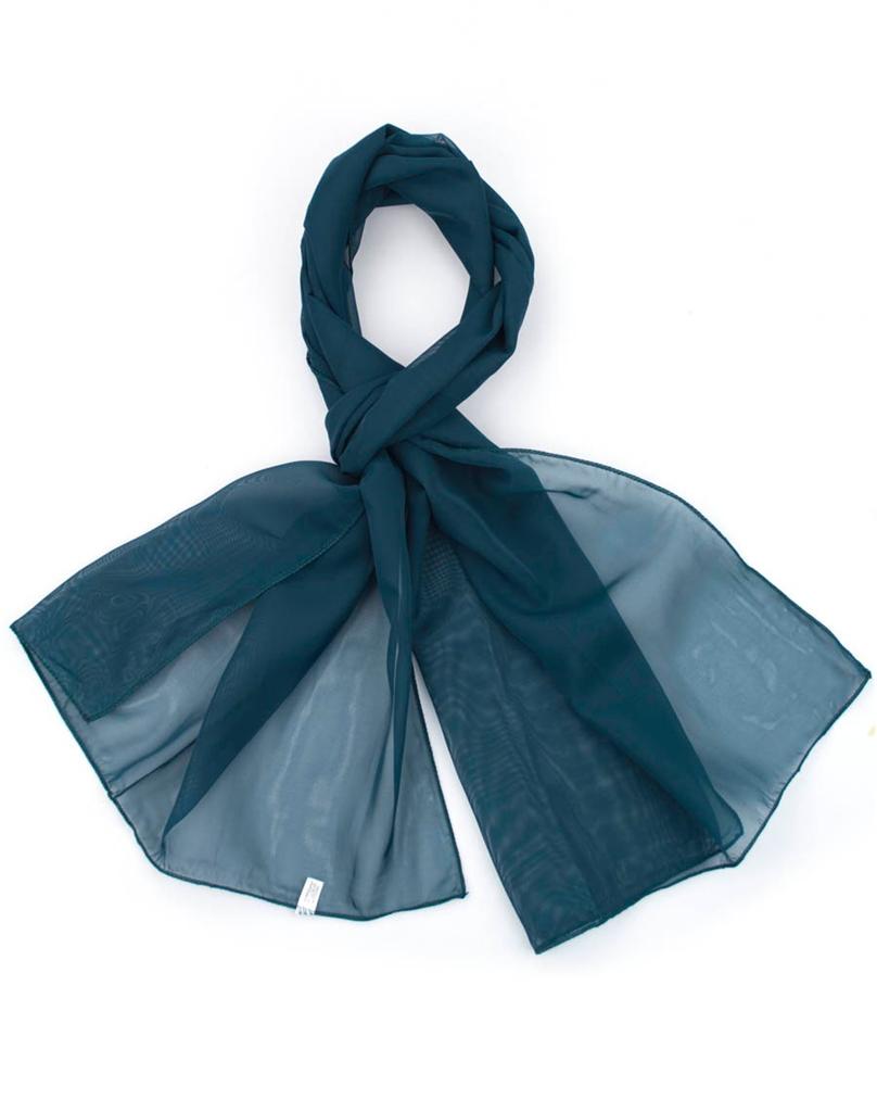 Ladies Plain Chiffon Scarf Various Colour Women Fashion Two Tone Neck Scarves eBay