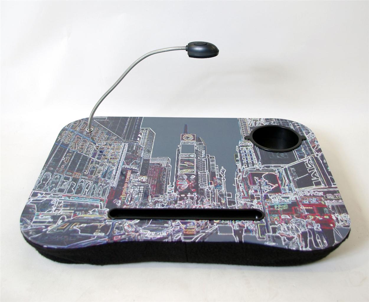 LAPTOP CUSHION PORTABLE READING LAP TOP TRAY TABLE WITH 5