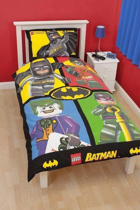 Lego Single Duvet Covers Batman Cards Superheroes Ninjago City Lego Single Duvet Covers Batman Cards Superheroes Ninjago City Heroes Bricks New