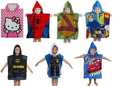 towelboy棒球,towelboy boys girls hooded poncho swimming bath shower holiday towel new