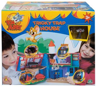 tom and jerry tricky trap house playset