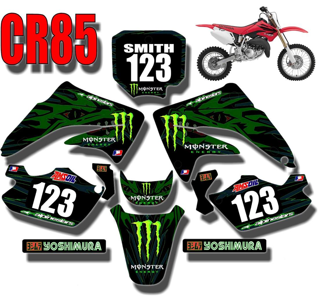 Honda cr 85 rockstar graphics #7