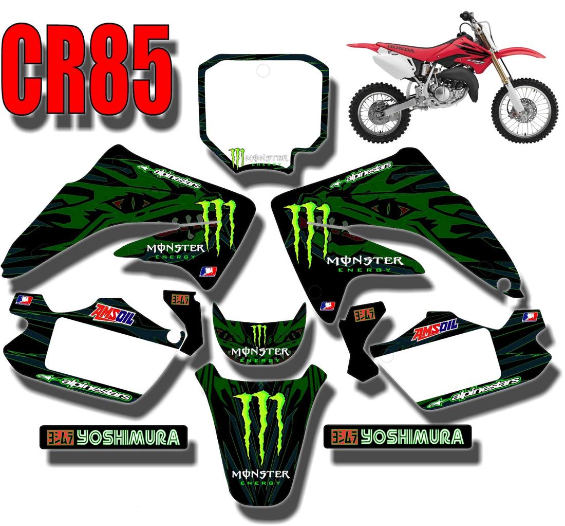 Honda cr 85 rockstar graphics #5